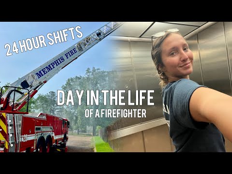 Day In The Life of a FireFighter / 24 hour shifts/ Vlog /
