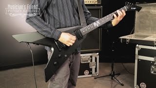 ESP James Hetfield Signature Vulture Electric Guitar, Satin Black