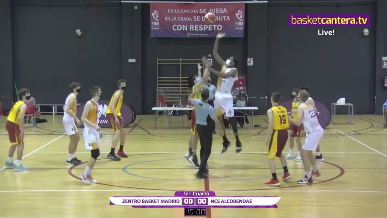 U16M - CB ZENTRO vs CB ALCOBENDAS.- Liga Cadete FBMadrid #BasketCantera.TV - DIRECTO