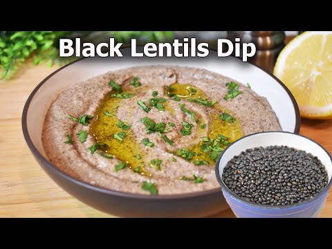 Protein-Packed Black Lentil Dip – So Good, You’ll Lick the Bowl!