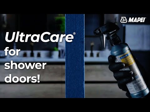 Shower doors like new: UltraCare sealer in action!