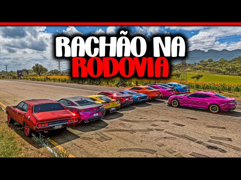 HIGHWAY DRAG RACE - CHEVROLET vs FORD - FORZA HORIZON 5