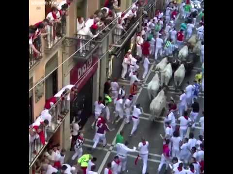 Three men gored at opening of Running of the Bulls festival in Spain
