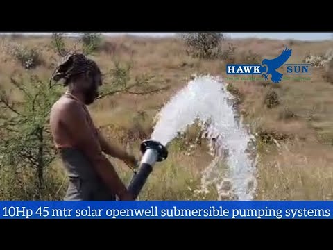 10HP AC Solar Openwell Submersible Pumps