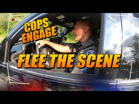 ***NEW JOHNNY FIVE 0 CONTENT*** COPS FLEE OVER A CAMERA