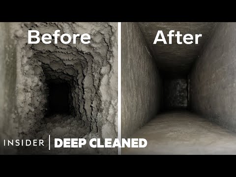 Watch Cleaners Deep Clean 47 Years Worth Of Dust From Air Vents