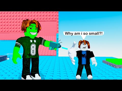 ROBLOX Slap Tower Funny Moments (SHRINK RAY TOWER)