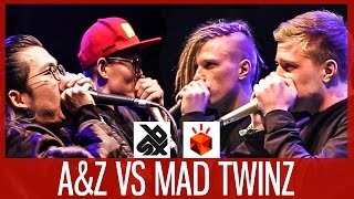 Download lagu MAD TWINZ vs A Z Grand Beatbox TAG TEAM Battle 201... mp3