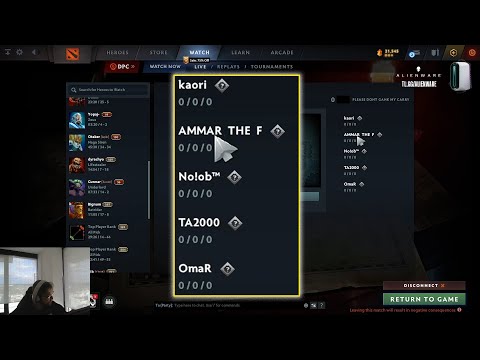 "AMMAR? AMMAR is playing on a NEW Team?" -Qojqva finds AMMAR playing for Oreo Thunders in a tourney