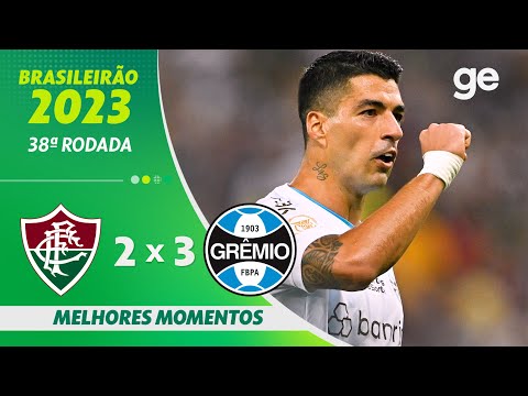 Gols e lances de Fluminense x Grêmio