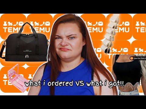 TESTING THE NEW VIRAL WEBSITE TEMU *WHAT I ORDERED VS WHAT I GOT*