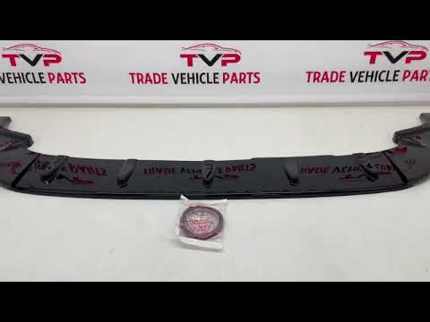 Fits VW Golf MK7.5 R GTD GTI 2017-2020 Front Splitter Spoiler Lip Gloss Black video
