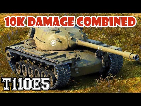 10K combined T110E5 || World of Tanks Valor Console PS4 XBOX