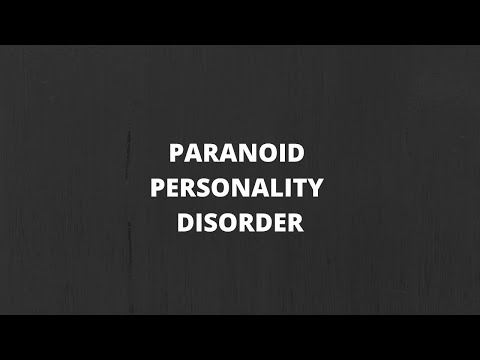 Paranoid Personality Disorder: ICD-10 Diagnostic Criteria