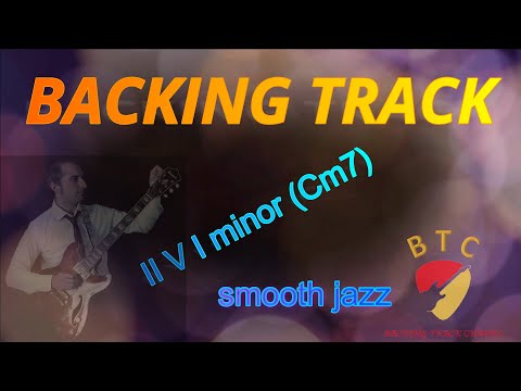 II V I minor Backing track 🎸Smooth (Dm7b5-G7b9-Cm7)