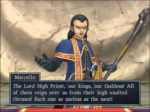 187 Dragon Quest 8 Cutscene - Marcello's Inauguration Ceremony as Lord High Priest