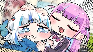 [Vtub] 阿夸跟Gura的吃飯小故事