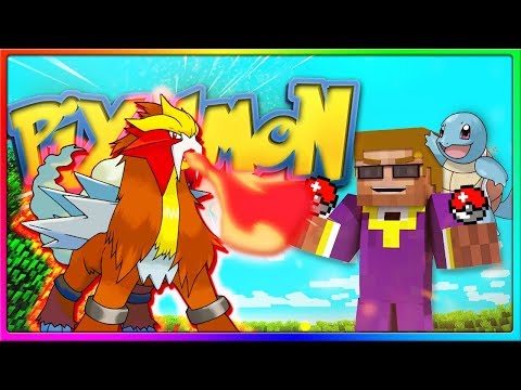 Minecraft - LEGENDARY ENTEI + I got pranked | Crew Pixelmon Episode 3, Season 3