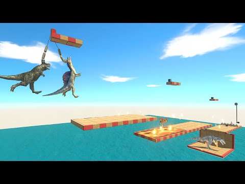 Long Bungee Jumping Who Will Survive - Animal Revolt Battle Simulator