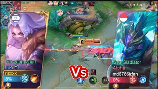 LUO YI VS ALPHA SEA GLADIATOR ON AREA MLBB (Eps:17)