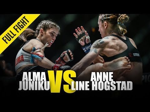 Alma Juniku vs Anne Line Hogstad full fight