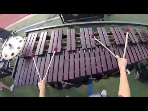 Hebron High School Drumline 2017 Marimba Cam - SALEM