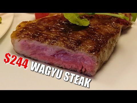 Eating a $244 Wagyu steak | Matsusaka beef