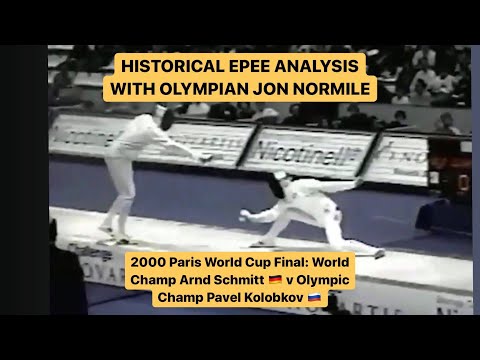 World Champ Schmitt v Olympic Champ Kolobkov: Historical Epee Analysis from 2000