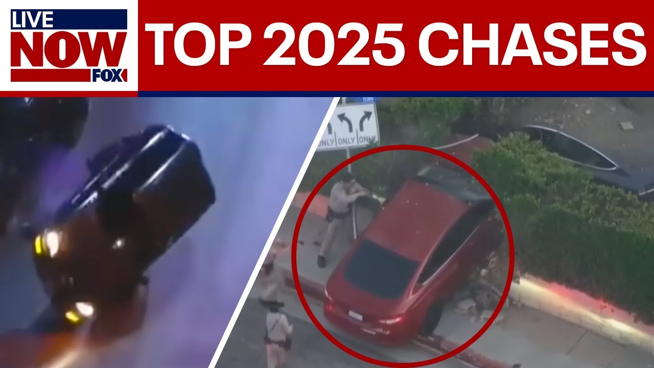 TOP 10 POLICE CHASES of 2025: Presented by LiveNOW from FOX