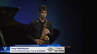 Giorgi Dzhishkariani plays Chant du Ménestrel opus 71 by Alexander GLAZUNOV