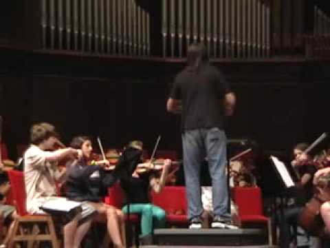 HSPVA Symphony Orchestra - Rehearsal Excerpt 1, Sept 24, 2009