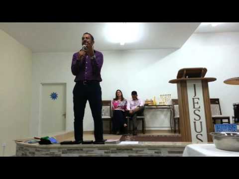 Maurício Sena ministrando a palavra do Senhor Quarta Feira 28-10-2015
