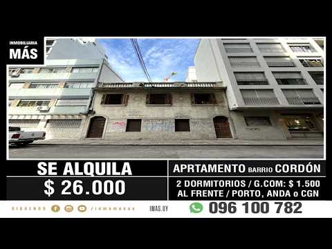 Video de YouTube - Apartamento Alquiler Cordón Montevideo iMas.uy ML *