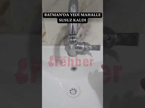 Batman'da Yedi Mahalle Susuz Kaldı #keşfet  #batman  #keşfetedüş #keşfetbeniöneçıkar #keşfetteyiz
