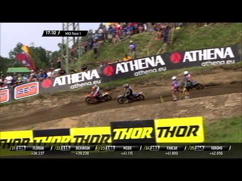 Benistant vs Renaux | MX2 Race 1 | MXGP of Czech Republic 2021 #motocross