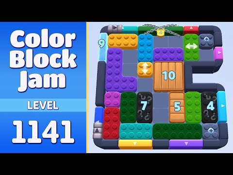 Color Block Jam Level 1141 (1142) | Every Puzzle Solved! 🎯