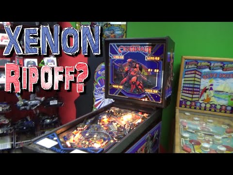 Bally's Stripped Down Version Of Xenon - Cybernaut Pinball Machine You Don't See Too Often