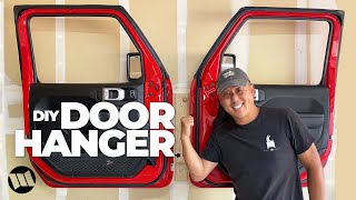 DIY DOOR HANGER for Jeep Wrangler and Gladiator Trucks - Works for JL / JT and JK too!