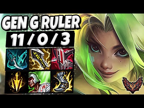 Zeri vs Jinx ADC [ Gen G Ruler ] Korea Grandmaster Patch 12.12 ✅
