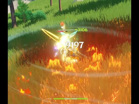 Bennett lv 60 Very Viable As Main DPS?! Bennett Damage Test on Some Bosses Genshin Impact