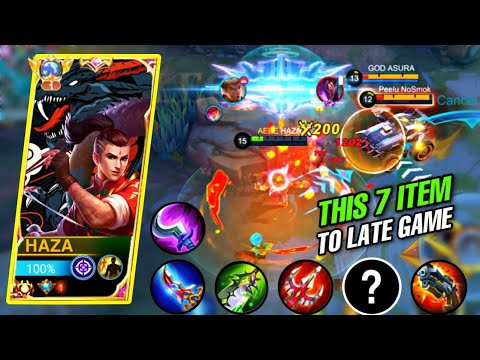 CHOU NEW 99.9% THIS 7 ITEM BEST TO LATE GAME (TRY THIS🔥) CHOU BEST BUILD 2023 | MLBB
