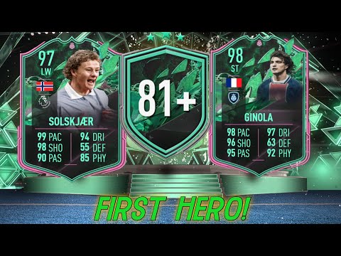 HERO! OPENING 10X 81+ PLAYER PICKS! FIFA 22