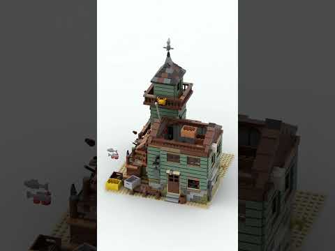 Lego Ideas - Old Fishing Store 21310 Build Animation