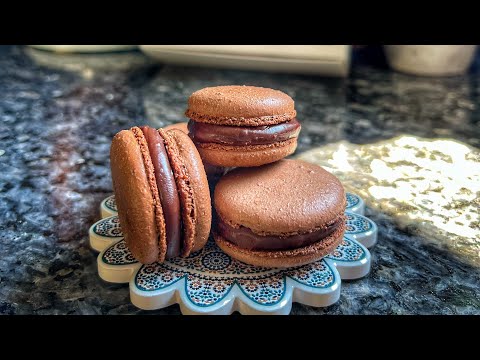 Les macarons au chocolat 🍫