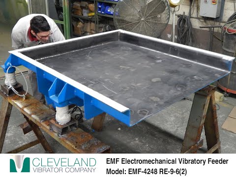 Electromechanical Vibratory Feeder for Ground Plastic - Cleveland Vibrator Co.