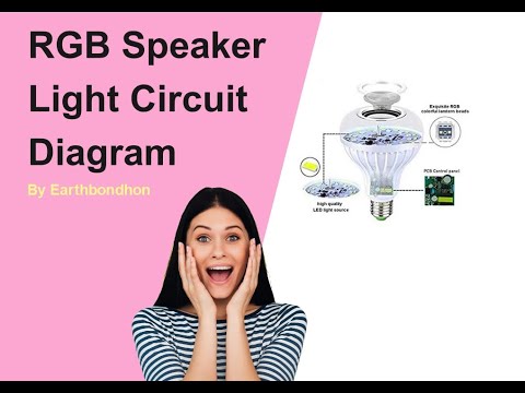 RGB Speaker light remote circuit | circuit | RGB Speaker | Earthbondhon