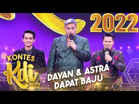 Dayan Dan Astra Dapat Baju Dari Master Ivan Gunawan! | KONTES KDI 2022