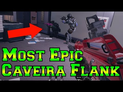My MOST EPIC Caveira FLANK - Rainbow Six Siege Velvet Shell