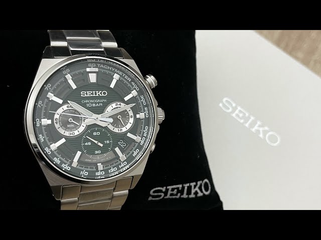 ساعة سيكو كرونوغراف كوارتز رجالية - SSB405P1