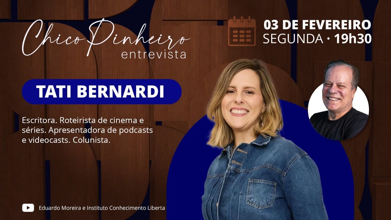 CHICO PINHEIRO ENTREVISTA - 03/02/25 - TATI BERNARDI